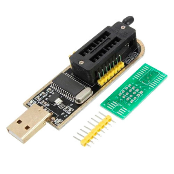 USB міні програматор CH341A 24 25 FLASH EEPROM для мікросхем SPI I2C універсальний