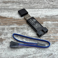 USB програматор ST-LINK V2 для STM8, STM32 Cortex-M, налагоджувач мікроконтролерів