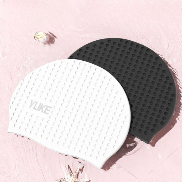 Водонепроникна силіконова шапочка YUKE для басейну еластична для тренувань і плавання