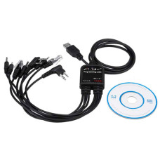 Кабель USB програматор для рацій, універсальний адаптер для налаштування та прошивки