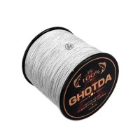 Шнур рибальський плетений 150м 4жили 0.16мм 8.1кг GHOTDA, шнур снасть для риболовлі сірий