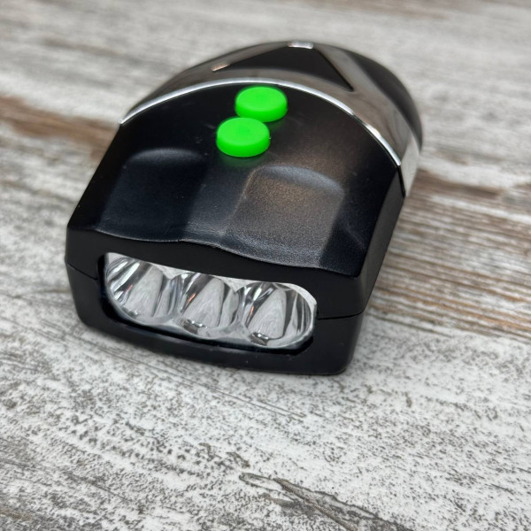 Ліхтар та сигнал 2в1 для велосипеда, яскраве світло та гучний дзвінок-гудок на кермо, універсальна установка на кермо