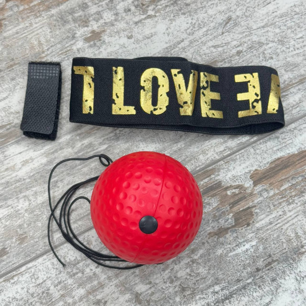 Тренажер мяч для боксу Fight Ball Файт Болл, мячик на резинці для тренування реакції