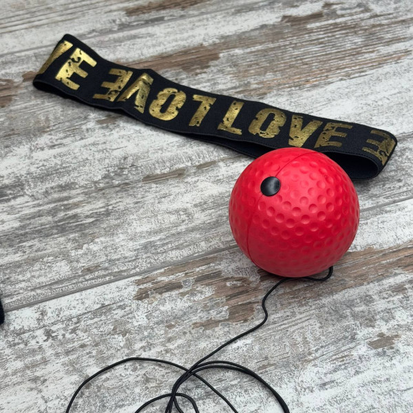 Тренажер мяч для боксу Fight Ball Файт Болл, мячик на резинці для тренування реакції