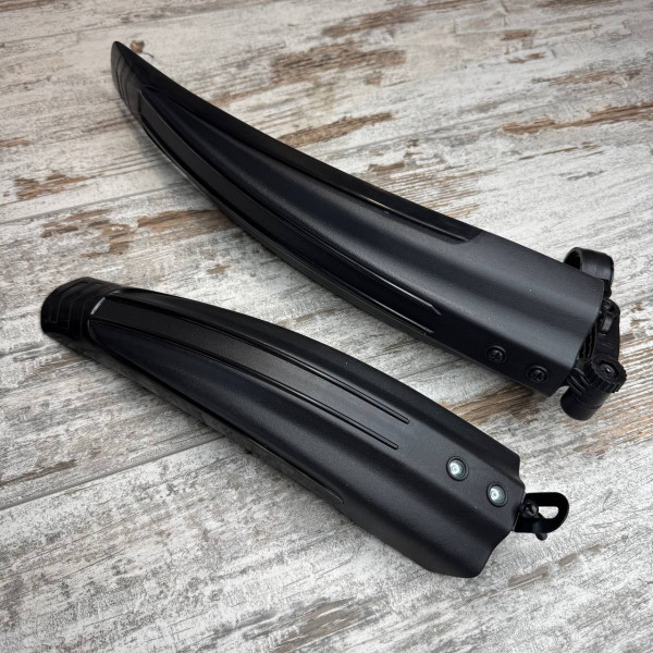 Комплект велосипедних крил-бризковиків для захисту від бруду та води, переднє і заднє, універсальний розмір