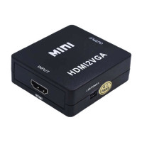 Конвертер HDMI у VGA з підтримкою аудіо та відео 1080p, компактний та зручний для підключення старих пристроїв