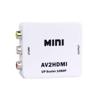 Конвертер AV RCA в HDMI відео та аудіо, Full HD 1080p адаптер для телевізора і монітора