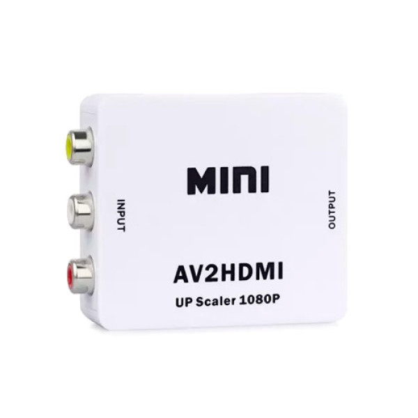 Конвертер AV RCA в HDMI відео та аудіо, Full HD 1080p адаптер для телевізора і монітора