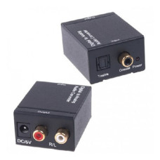 Цифро-аналоговий перетворювач аудіо Toslink, Coaxial на RCA, конвертер для підключення цифрових джерел до аудіо апаратури