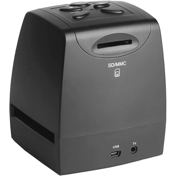 Сканер для фотоплівки та слайдів 35 мм 135, цифровий слайд-сканер з РК дисплеєм