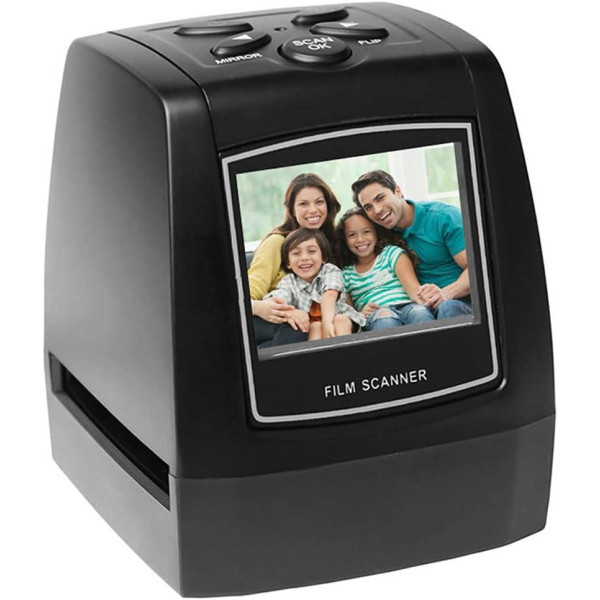 Сканер для фотоплівки та слайдів 35 мм 135, цифровий слайд-сканер з РК дисплеєм