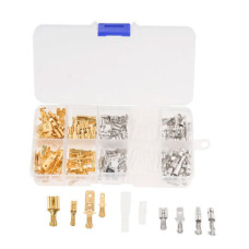 Набір клем 150 шт, кабельні наконечники та ізолятори, ніж круглий у комплекті