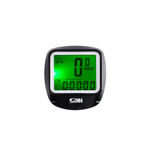 Велокомп’ютер SunDING SD-568AE, одометр, спідометр, 23 функції, велоаксесуари