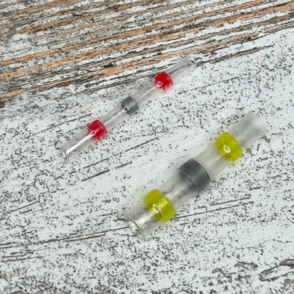 Термоусадкові гільзи з припоєм, набір 100шт, термоусадка для проводів, герметичні