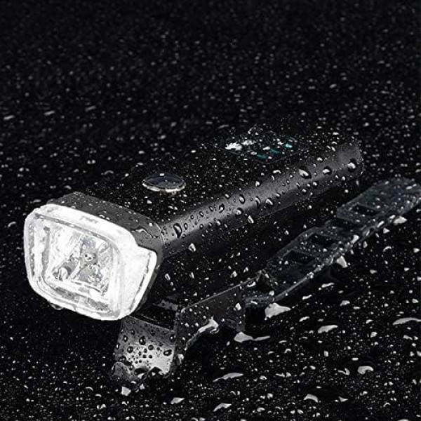 Велосипедний індукційний ліхтар з велодзвінком 120дБ 1800мАч HJ-047B