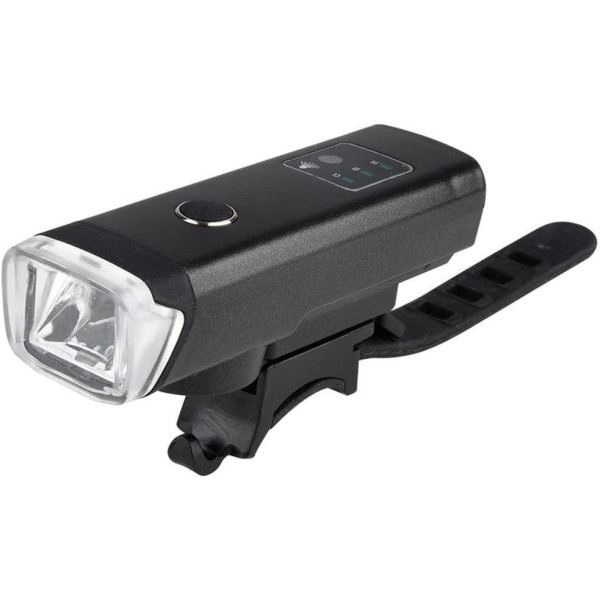 Велосипедний індукційний ліхтар з велодзвінком 120дБ 1800мАч HJ-047B