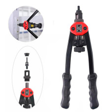 Заклепник BT-605 для різьбових заклепок M3-M12, дворукий, посилений 340мм, професійний інструмент