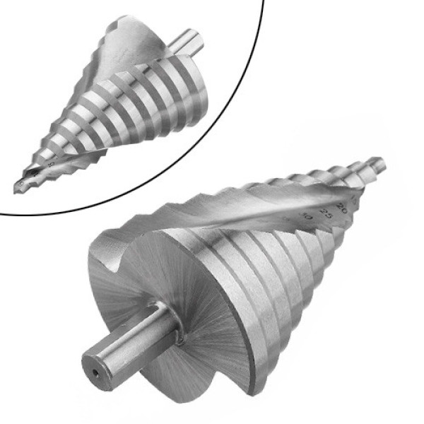 Ступінчасте свердло по металу HSS 6-60мм, конусне крокове свердло, роззенковка отворів
