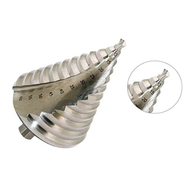 Ступінчасте свердло по металу HSS 6-60мм, конусне крокове свердло, роззенковка отворів