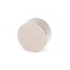 Дисковий великий сильний неодимовий магніт 40x20мм N35