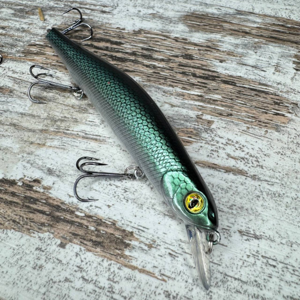 Набір воблерів різнокольорових 4шт для риболовлі, приманка з магнітом для лову хижих риб 12см 17г