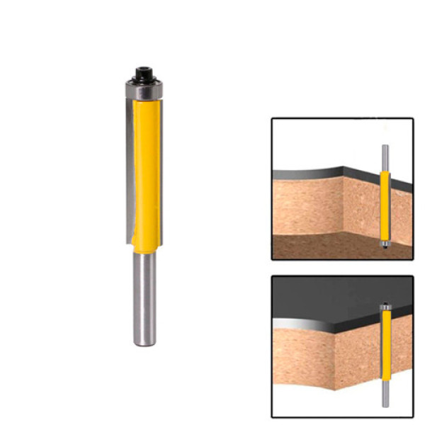Фреза по дереву кромочна пряма з підшипником 50.8мм 8мм для ручного фрезера