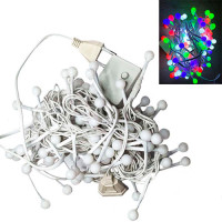 Новорічна гірлянда світлодіодна 100 LED 3м кольорова Маленькі Кульки святкова