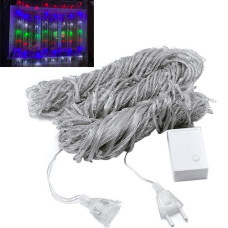 Гірлянда новорічна світлодіодна 360 LED кольорова 3x2м ефект Водоспад 8 режимів