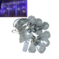 Гірлянда світлодіодна новорічна кольорова 150 LED ламп, розмір 3x1.5м, святкове оздоблення