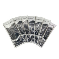 Спиці кругові 7шт на лісці 80см для в’язання, сталеві 2–5мм, набір спиць для рукоділля