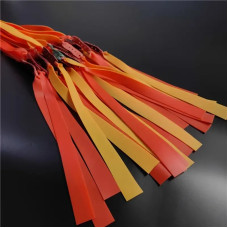 Плоскі гумки для рогатки 5 шт, латексні жгути 0.8 мм 47 см з кожеткою для спортивної та розважальної стрільби