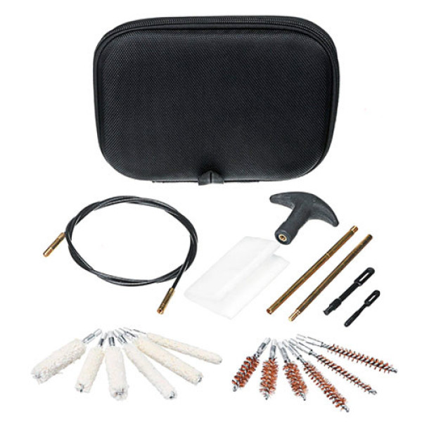 Набір для чищення ствола зброї M16 18 предметів у чохлі, шомпол, йоржики, патчі універсальний