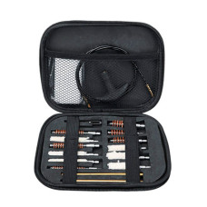 Набір для чищення ствола зброї M16 18 предметів у чохлі, шомпол, йоржики, патчі універсальний