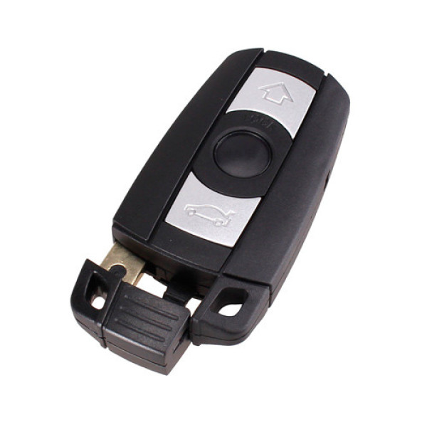 Смарт корпус ключа BMW HU92 DKT0269 заготовка з 3 кнопками під чип і лезо для заміни старого автомобільного ключа