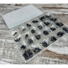 Набір гвинтів потайних для ноутбуків та електроніки M1.4–M3, 720 шт, мікрогвинти