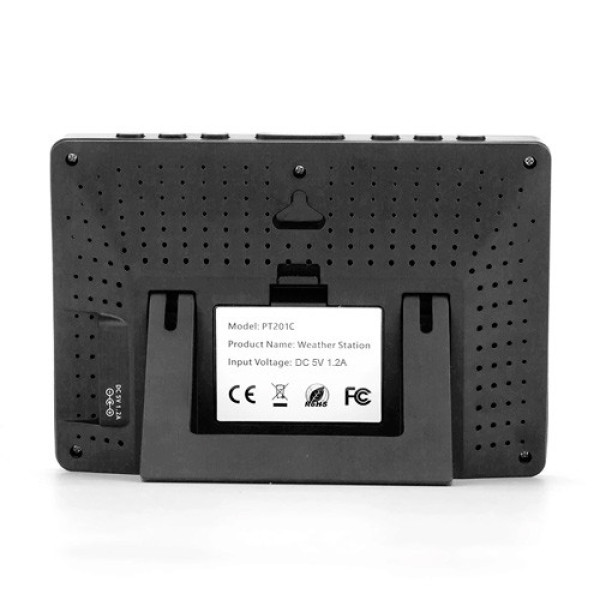 Метеостанція бездротова з барометром РК 5.6 виносний датчик PT201C ля вимірювання температури і вологості