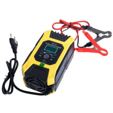 Зарядний пристрій для автомобільних акумуляторів 12В 7А FOXSUR FBC1207D смарт з дисплеєм