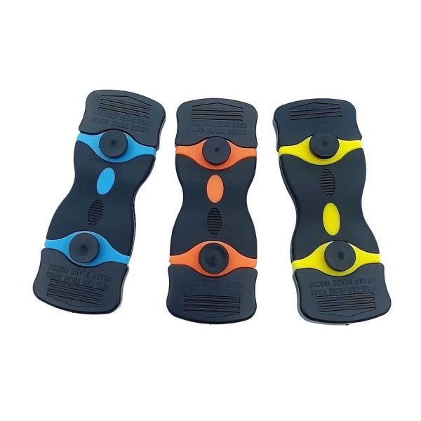 Скребок-ніж універсальний двосторонній із 20 змінними лезами, інструмент для очищення пластику та сталі