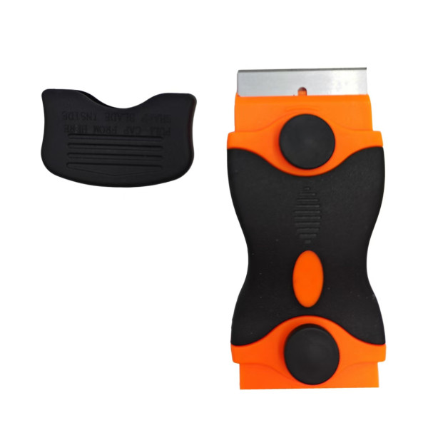 Скребок-ніж універсальний двосторонній із 20 змінними лезами, інструмент для очищення пластику та сталі