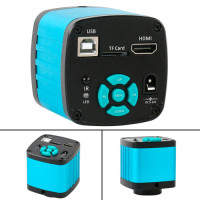 Відеомікроскоп цифровий Eakins 48Мп 4K 1-130X HDMI USB, зі стійкою, LED підсвіткою та пультом