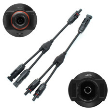 Кабель MC4 Y-подібний розгалужувач 4мм для сонячних панелей, пара, підключення PV