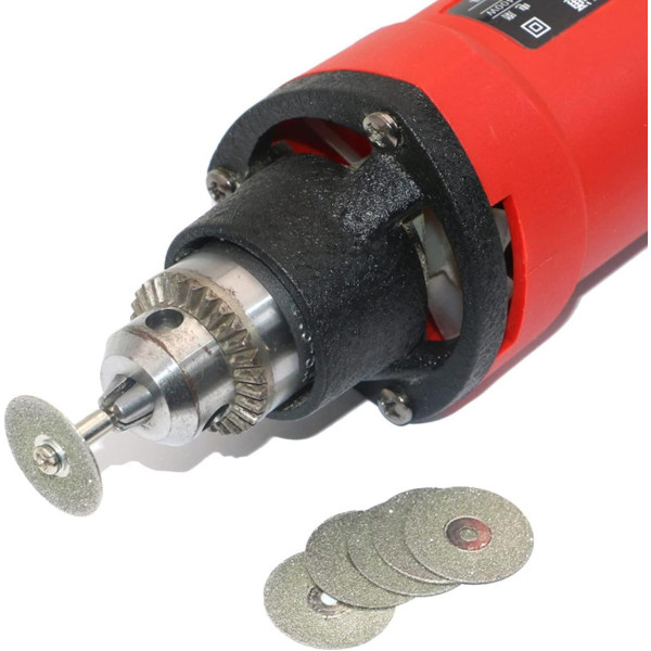 Набір алмазних дисків 10 шт 30 мм для гравера і дремеля відрізні з тримачами дисків