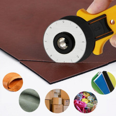 Запасні леза 45 мм для роликового ножа, набір 10 шт у кейсі для пэчворку та рукоділля