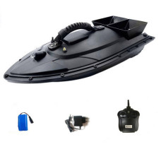 Кораблик радіокерований для завезення прикормки катер Mounthill T188 1.5кг 500м з пультом чорний