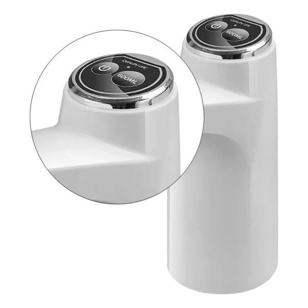 Помпа автоматична для води з акумулятором 1200мАч настільна вибір об’єму біла