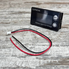 Індикатор заряду акумулятора SUPNOVA, вольтметр 8-100 В, Li-ion, LiFePO4 з графічним дисплеєм