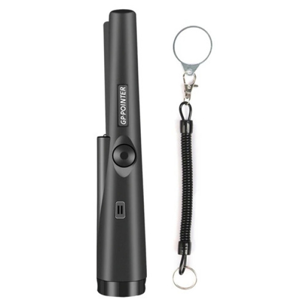 Ручний металошукач металодетектор портативний водонепроникний IP66 світлодіодний