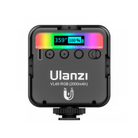 Накамерне LED-світло Ulanzi VL49 RGB, фотосвітильник 2000мАг, магнітне кріплення 1/4