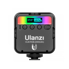 Накамерне LED-світло Ulanzi VL49 RGB, фотосвітильник 2000мАг, магнітне кріплення 1/4