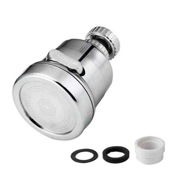 Поворотна насадка на кран аератор 3 режими, дифузор для економії води та фільтрації